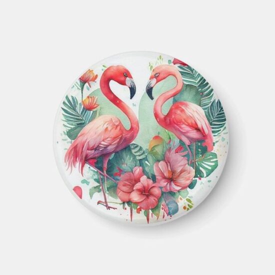 Mazs spogulītis Divi flamingo